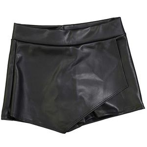 Faux Leather Envelope Skirt
